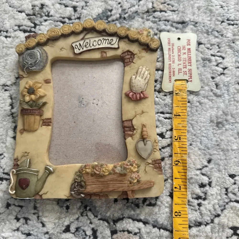 Rustic Farmhouse Cottage Decor Picture Frame Kitchen Garden 3D 3.5 X 5 Vintage